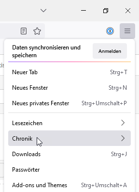 Firefox Browserdaten Löschen 1